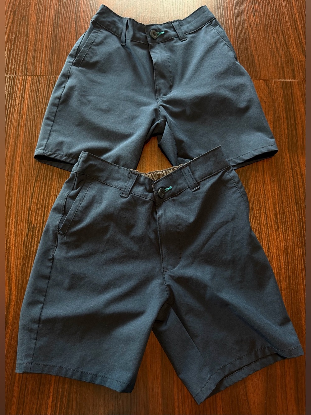 Size XL (7) Reel Legends kids Navy Shorts Set of Two